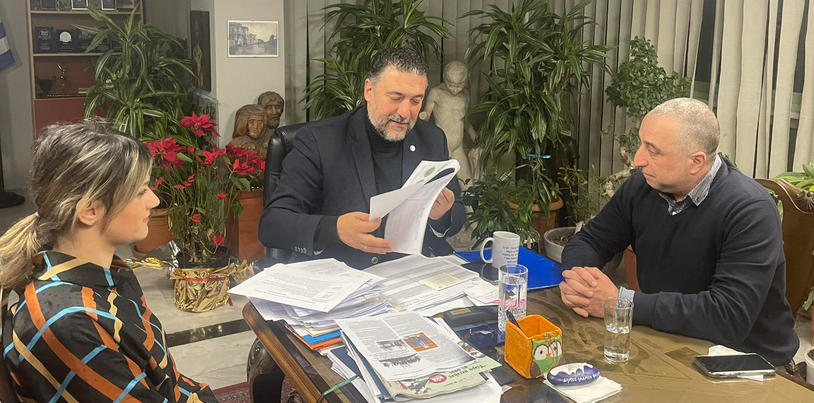Συνάντηση με τον Δήμαρχο Παλαιού Φαλήρου κ. Γιάννη Φωστηρόπουλο